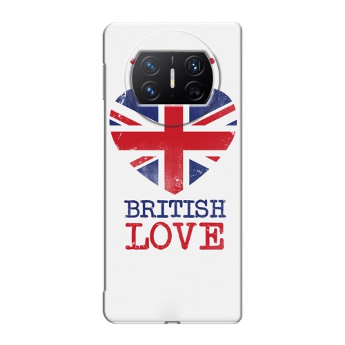 Дизайнерский пластиковый чехол для Huawei Mate X3 British love