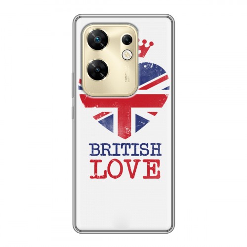 Дизайнерский пластиковый чехол для Infinix Zero 30 4G British love