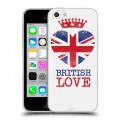 Дизайнерский пластиковый чехол для Iphone 5c British love