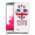 Дизайнерский пластиковый чехол для LG G3 (Dual-LTE) British love