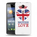 Дизайнерский пластиковый чехол для Acer Liquid E3 British love