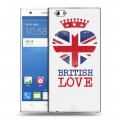 Дизайнерский пластиковый чехол для ZTE Star 1 British love