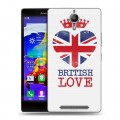 Дизайнерский пластиковый чехол для Lenovo P90 British love