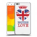 Дизайнерский силиконовый чехол для Xiaomi Mi Note British love