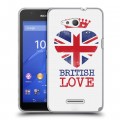 Дизайнерский пластиковый чехол для Sony Xperia E4g British love