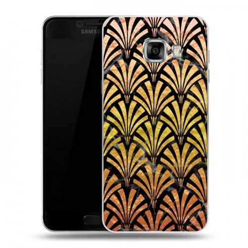 Дизайнерский пластиковый чехол для Samsung Galaxy C5 Классический декор