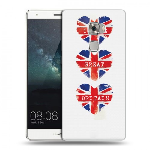 Дизайнерский пластиковый чехол для Huawei Mate S British love