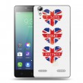 Дизайнерский силиконовый чехол для Lenovo A6010 British love