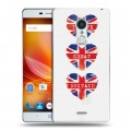 Дизайнерский пластиковый чехол для ZTE Blade X9 British love