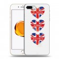 Дизайнерский силиконовый чехол для Iphone 7 Plus / 8 Plus British love