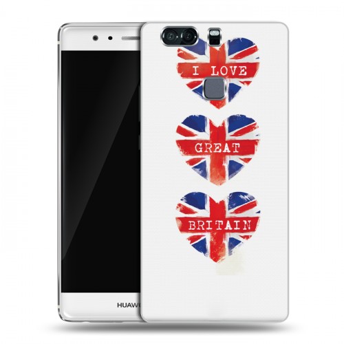 Дизайнерский пластиковый чехол для Huawei P9 Plus British love