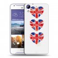 Дизайнерский пластиковый чехол для HTC Desire 830 British love