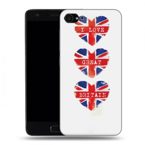 Дизайнерский пластиковый чехол для ZUK Z2 British love