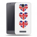 Дизайнерский силиконовый чехол для ZTE Blade L5 British love