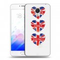 Дизайнерский пластиковый чехол для Meizu M3E British love