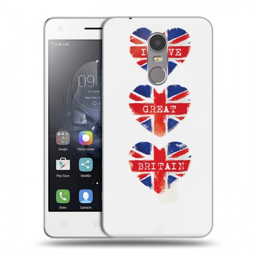 Дизайнерский пластиковый чехол для Lenovo K6 Note British love