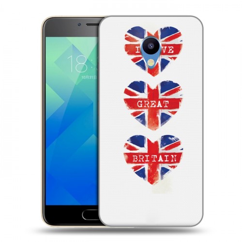 Дизайнерский пластиковый чехол для Meizu M5 British love