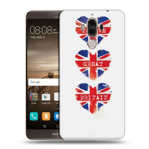 Дизайнерский пластиковый чехол для Huawei Mate 9 British love