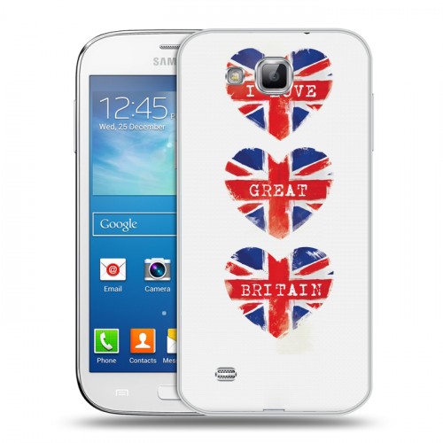 Дизайнерский пластиковый чехол для Samsung Galaxy Premier British love