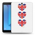 Дизайнерский силиконовый чехол для Samsung Galaxy Tab S3 British love