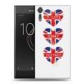 Дизайнерский пластиковый чехол для Sony Xperia XZs British love