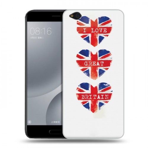 Дизайнерский пластиковый чехол для Xiaomi Mi5C British love