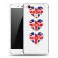 Дизайнерский пластиковый чехол для ZTE Nubia N1 British love