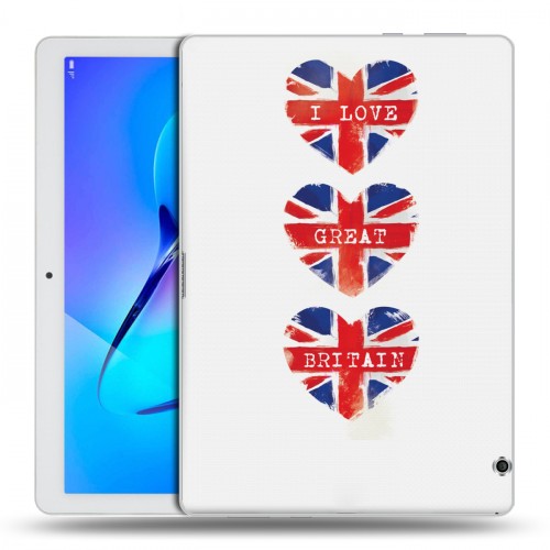 Дизайнерский силиконовый чехол для Huawei MediaPad T3 10 British love