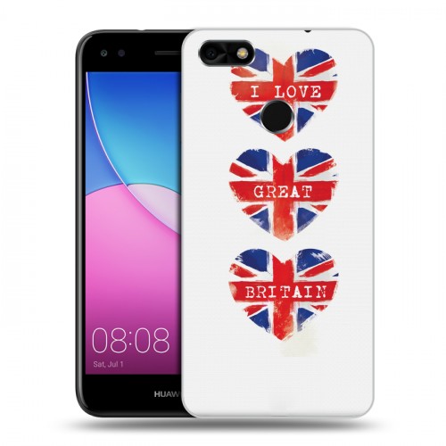 Дизайнерский пластиковый чехол для Huawei Nova Lite (2017) British love