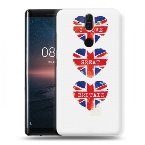 Дизайнерский пластиковый чехол для Nokia 8 Sirocco British love