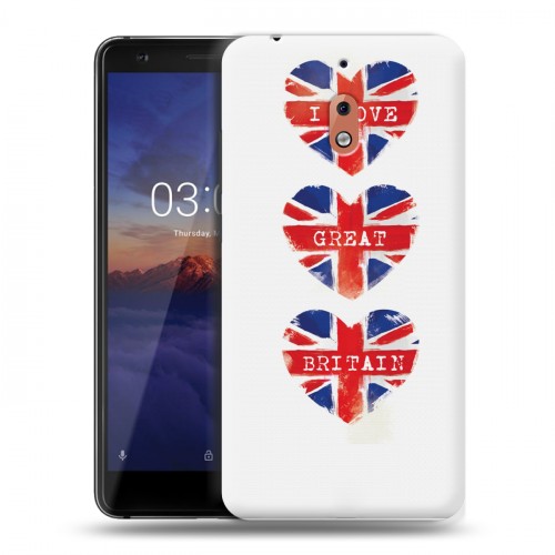 Дизайнерский силиконовый чехол для Nokia 2.1 British love