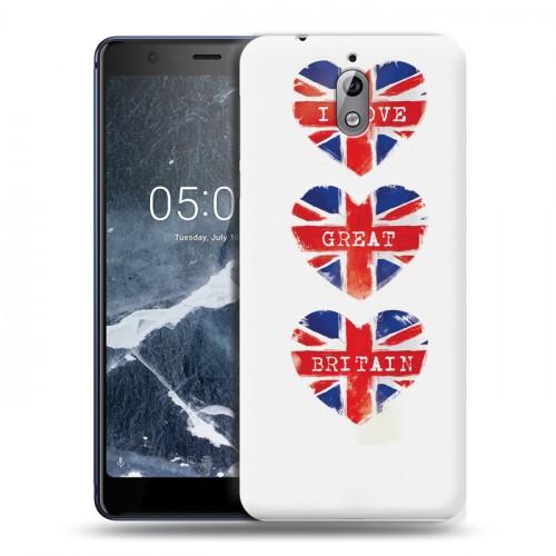 Дизайнерский силиконовый чехол для Nokia 3.1 British love