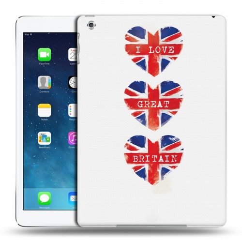 Дизайнерский силиконовый чехол для Ipad Air British love