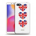 Дизайнерский пластиковый чехол для Xiaomi RedMi 6A British love