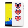 Дизайнерский пластиковый чехол для Samsung Galaxy J6 British love