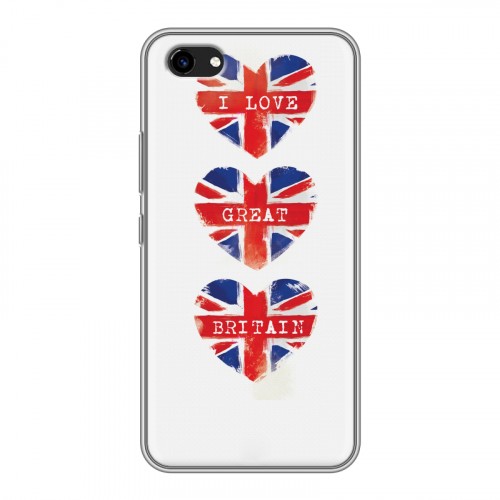 Дизайнерский силиконовый чехол для Vivo Y81 British love