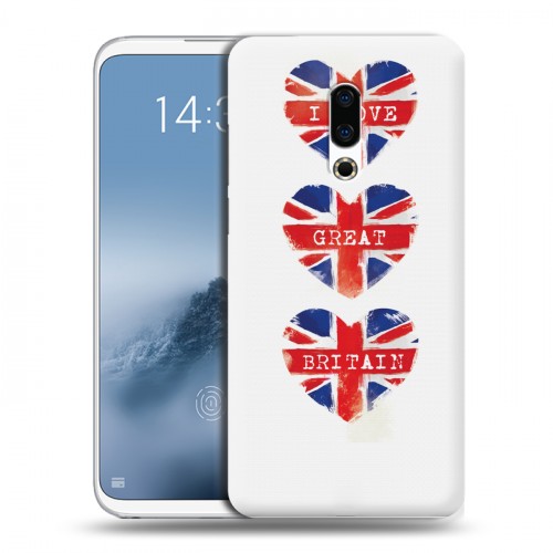 Дизайнерский силиконовый чехол для Meizu 16th Plus British love