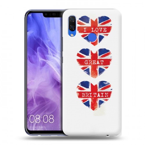 Дизайнерский пластиковый чехол для Huawei Nova 3i British love