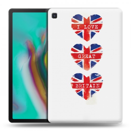 Дизайнерский силиконовый чехол для Samsung Galaxy Tab S5e British love