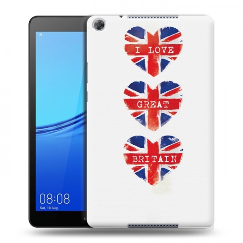 Дизайнерский силиконовый чехол для Huawei MediaPad M5 lite 8 British love