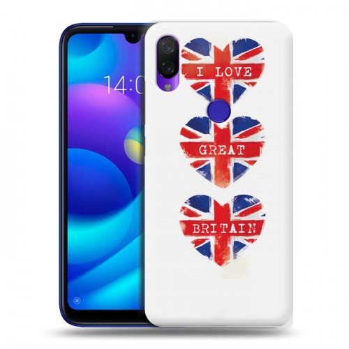 Дизайнерский пластиковый чехол для Xiaomi Mi Play British love