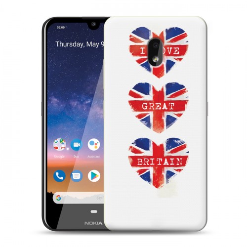 Дизайнерский пластиковый чехол для Nokia 2.2 British love