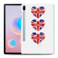 Дизайнерский силиконовый чехол для Samsung Galaxy Tab S6 British love