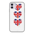 Дизайнерский силиконовый чехол для Iphone 11 British love