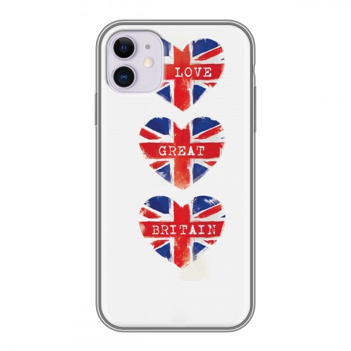 Дизайнерский силиконовый чехол для Iphone 11 British love