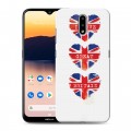 Дизайнерский пластиковый чехол для Nokia 2.3 British love