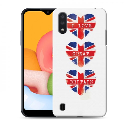 Дизайнерский силиконовый чехол для Samsung Galaxy M01 British love