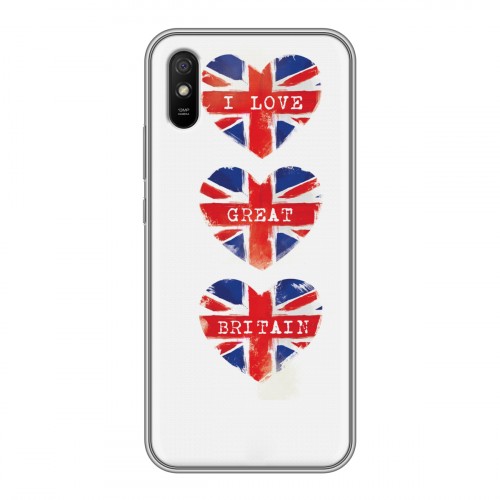 Дизайнерский силиконовый чехол для Xiaomi RedMi 9A British love