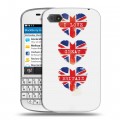 Дизайнерский пластиковый чехол для BlackBerry Q10 British love