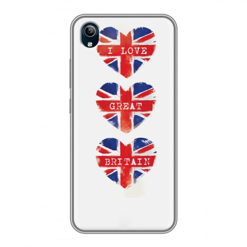 Дизайнерский силиконовый чехол для Vivo Y91C British love